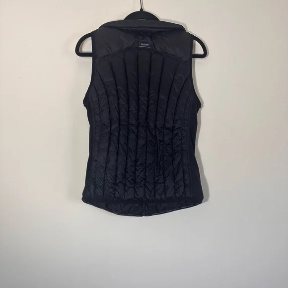 Calvin Klein performance premium down full zip light weight black vest size M - Picture 10 of 14